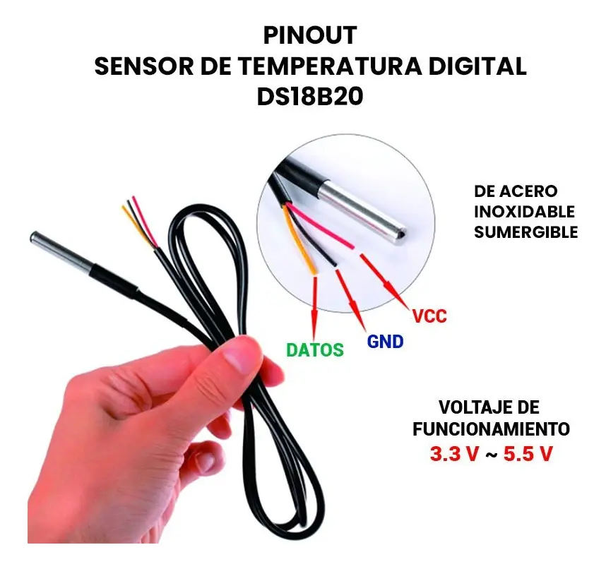 Sensor DS18B20